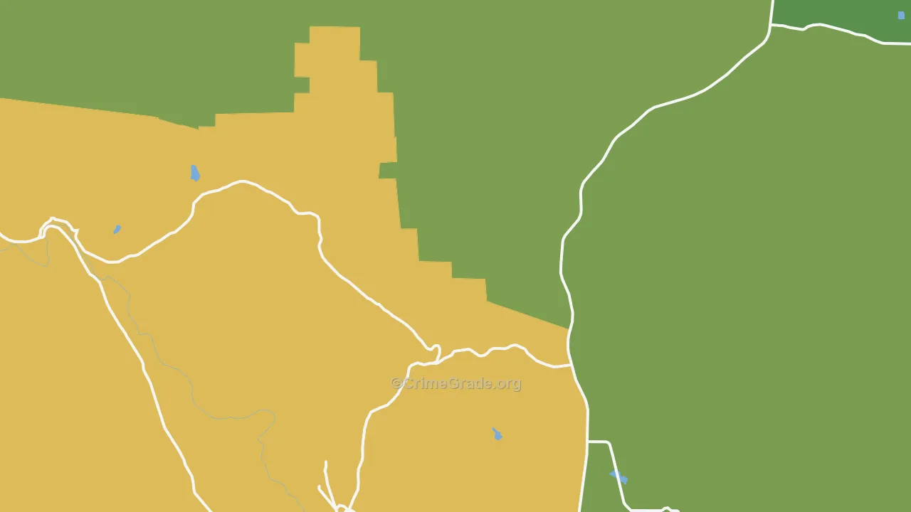 Jolon, CA Map of Theft Rates