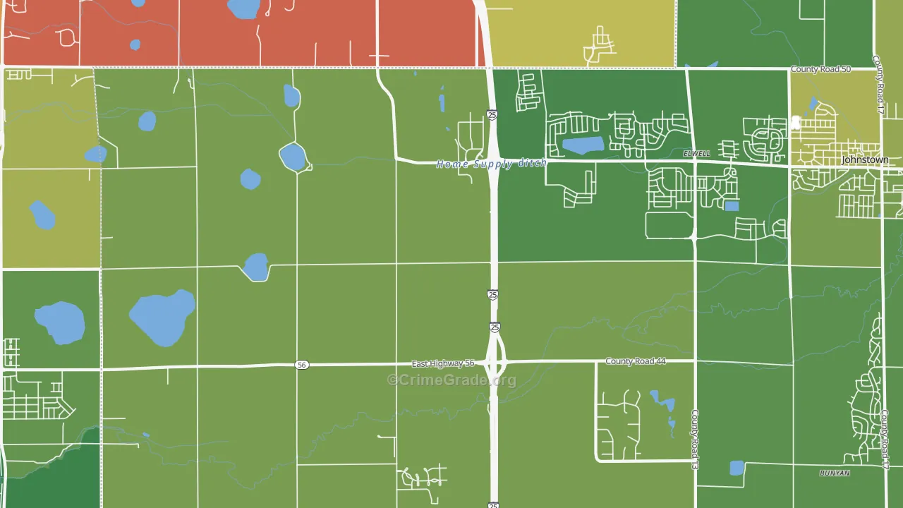 Kahler, CO Map of Theft Rates