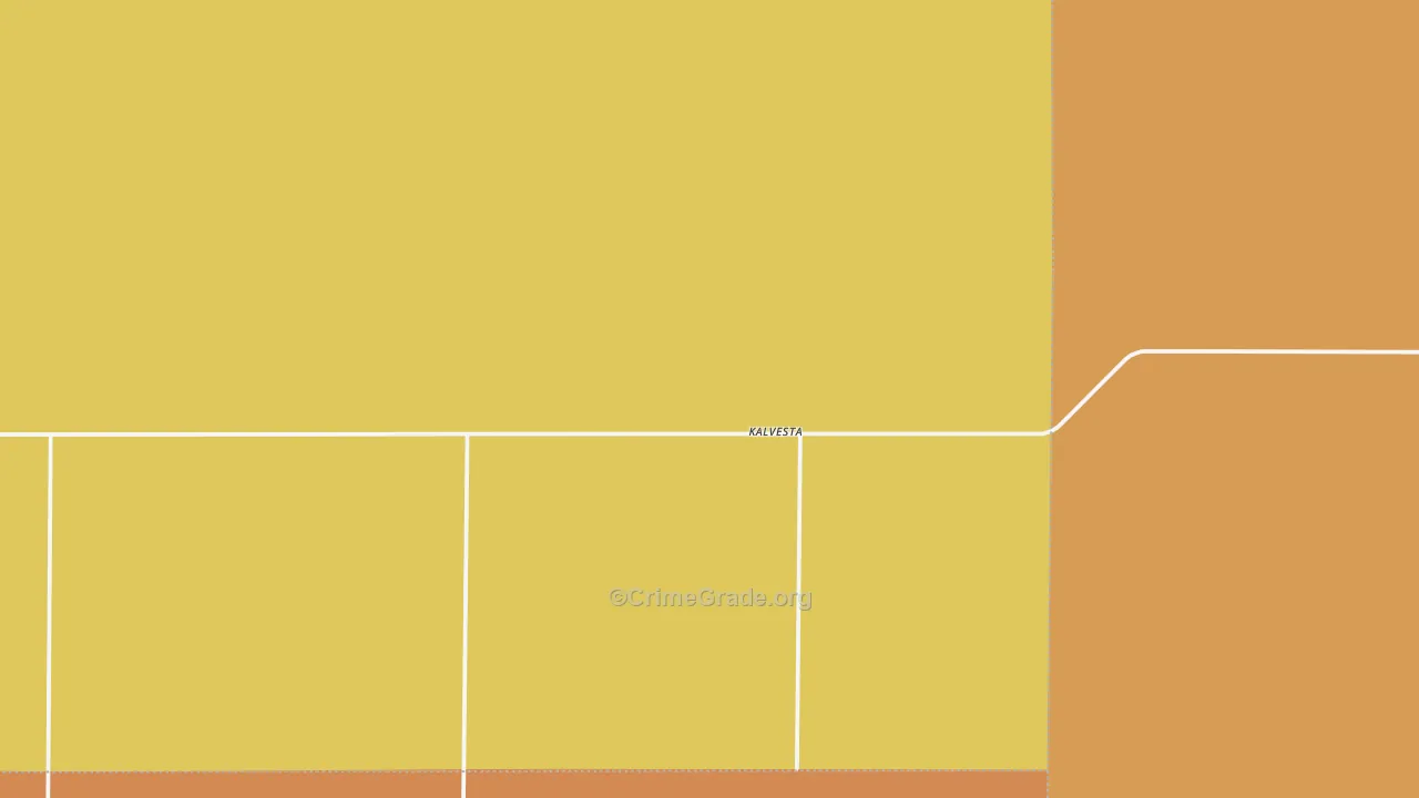 Kalvesta, KS Map of Theft Rates