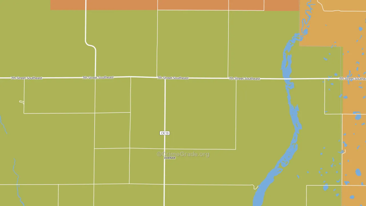 Karnak, ND Map of Theft Rates