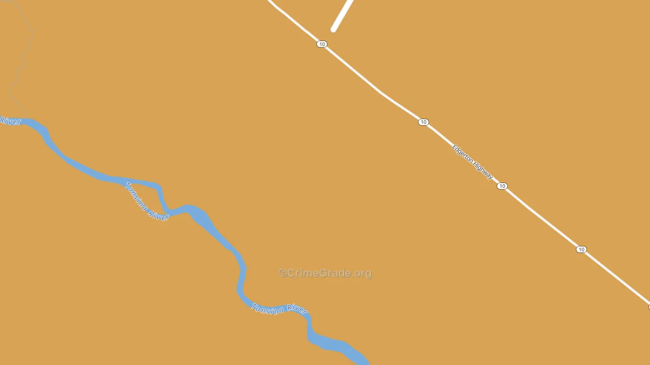 Kenny Lake, AK Map of Theft Rates