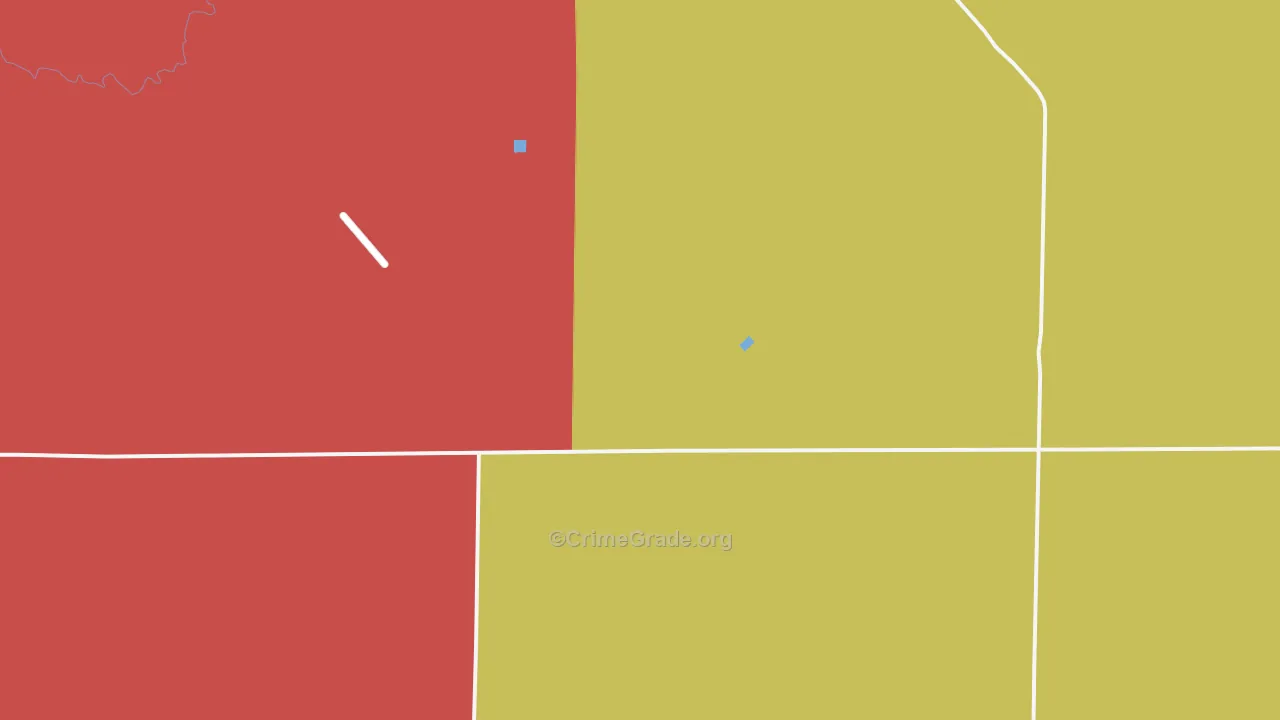 Keota, CO Map of Theft Rates