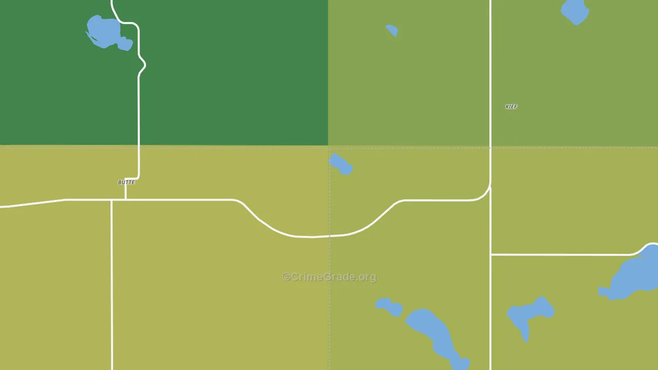 Kief, ND Map of Theft Rates