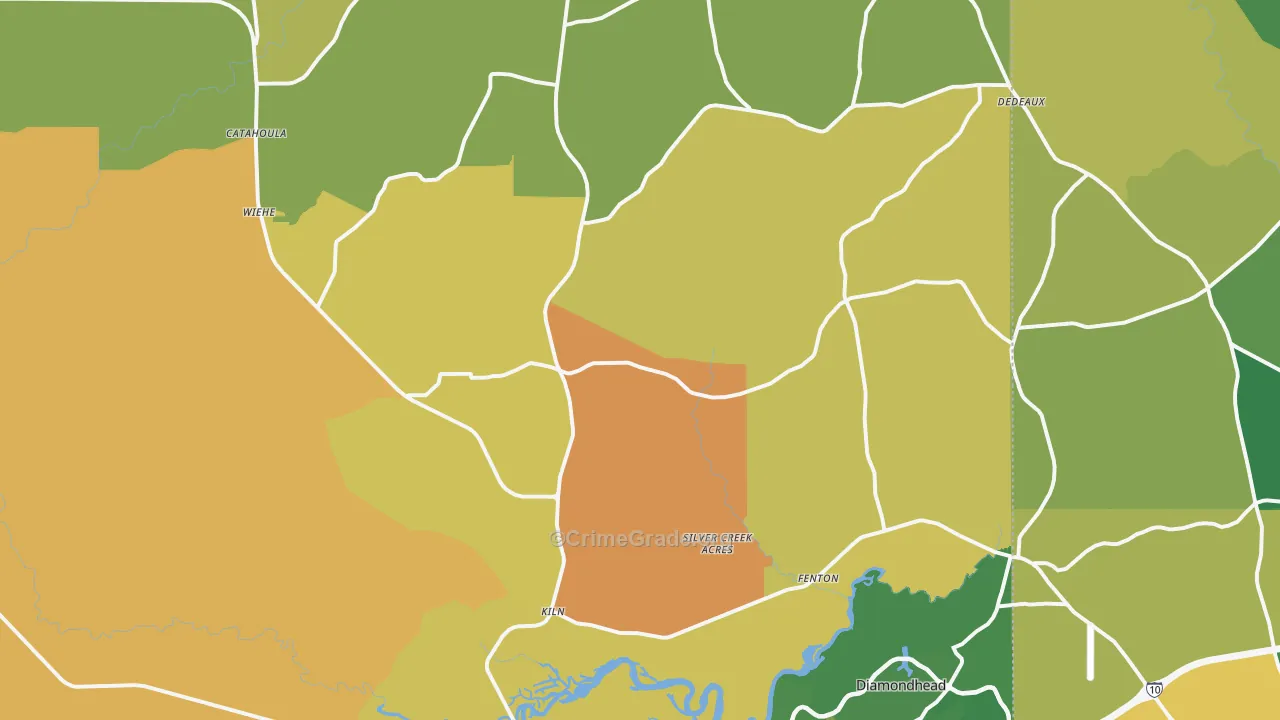Kiln, MS Map of Theft Rates
