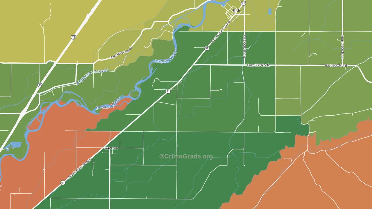 Kimball, ID Map of Theft Rates