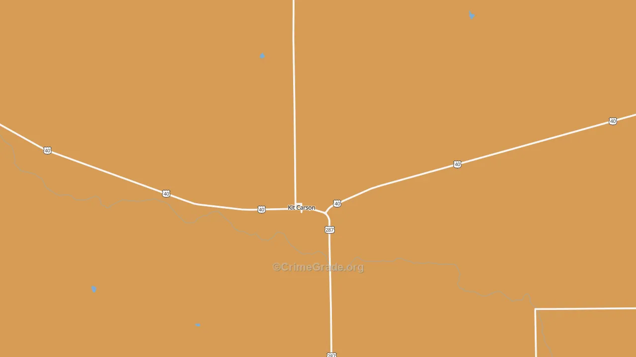 Kit Carson, CO Map of Theft Rates