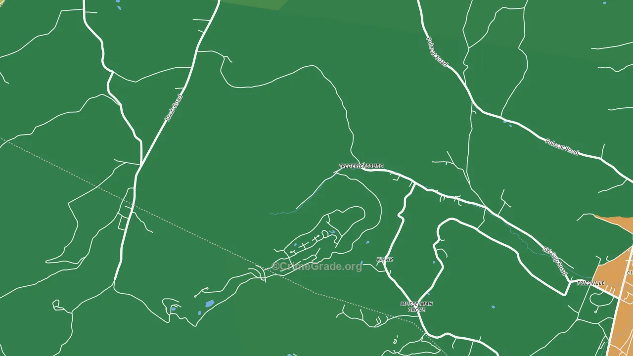 Klahr, PA Map of Theft Rates
