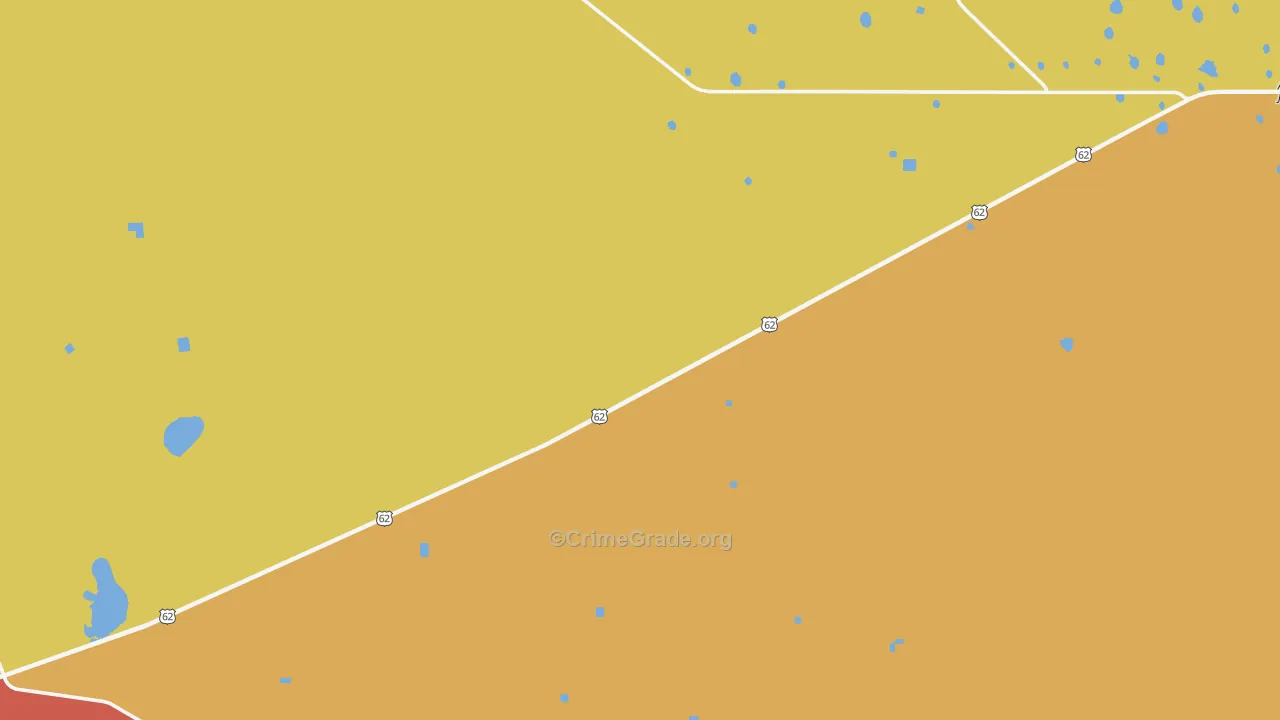 Knowles, NM Map of Theft Rates
