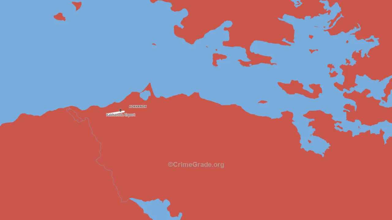 Kokhanok, AK Map of Theft Rates