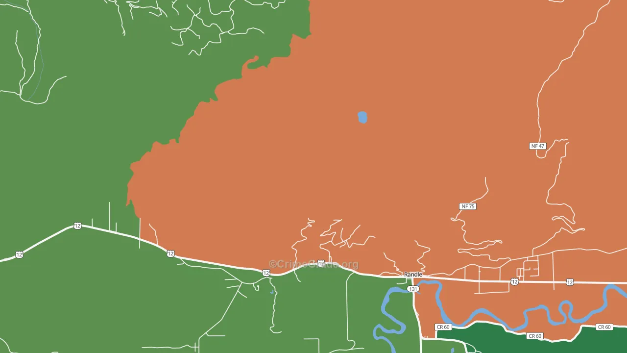 Kosmos, WA Map of Theft Rates