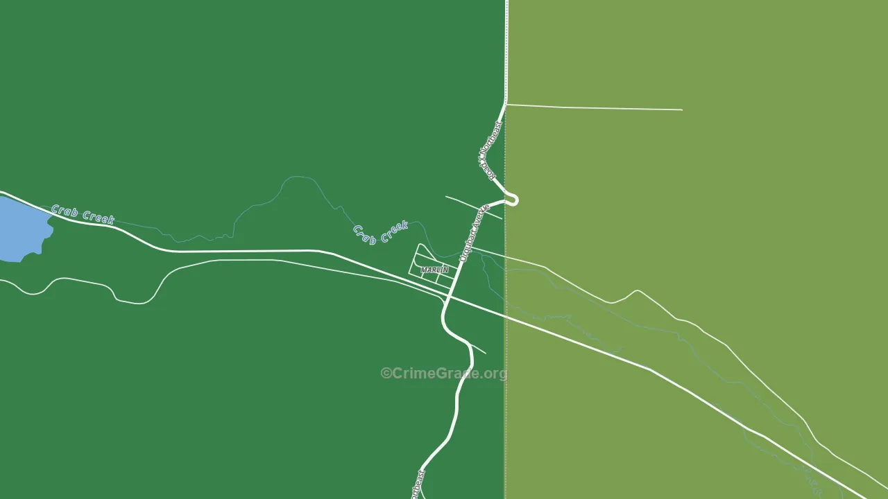 Krupp, WA Map of Theft Rates