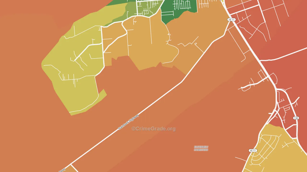 Kukui, HI Map of Theft Rates