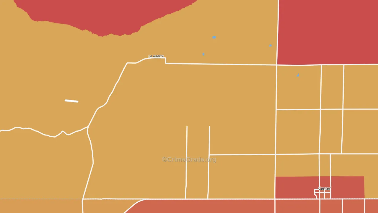 La Garita, CO Map of Theft Rates