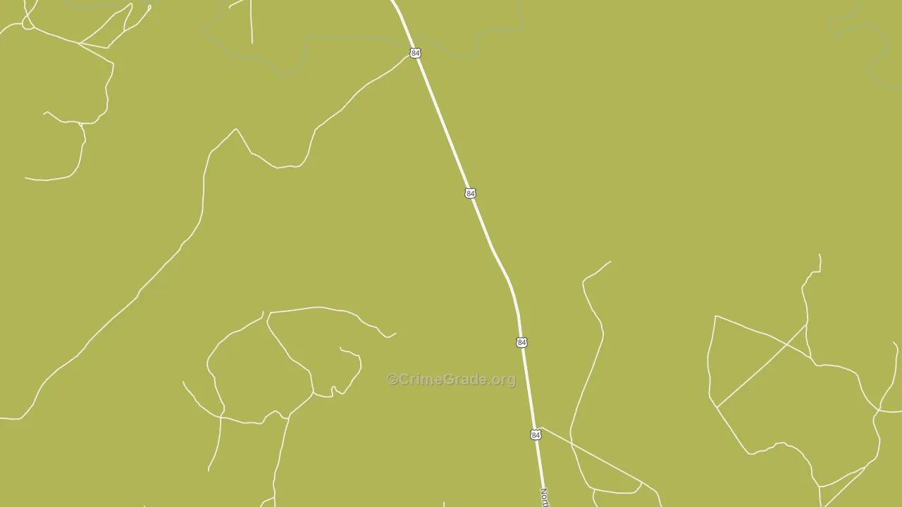 La Loma, NM Map of Theft Rates