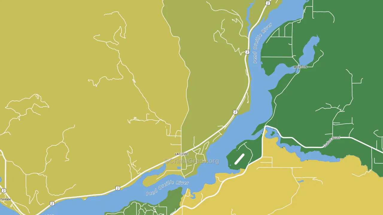 Laclede, ID Map of Theft Rates