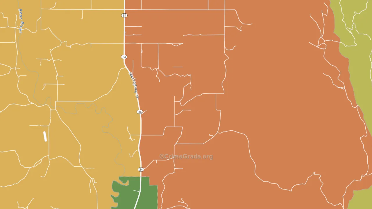 Lago, ID Map of Theft Rates