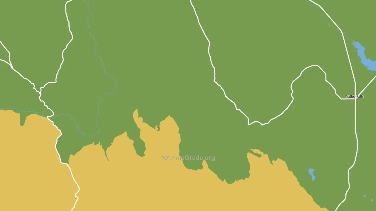 Lake County, OR Map of Theft Rates