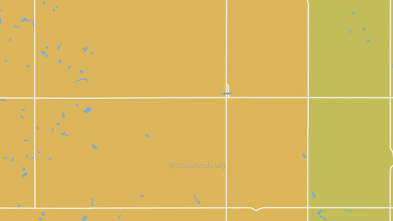 Lankin, ND Map of Theft Rates
