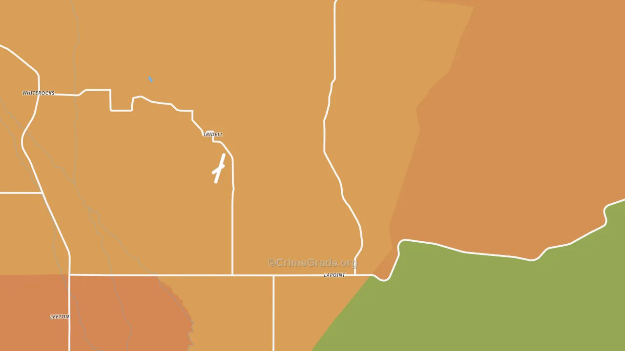 Lapoint, UT Map of Theft Rates