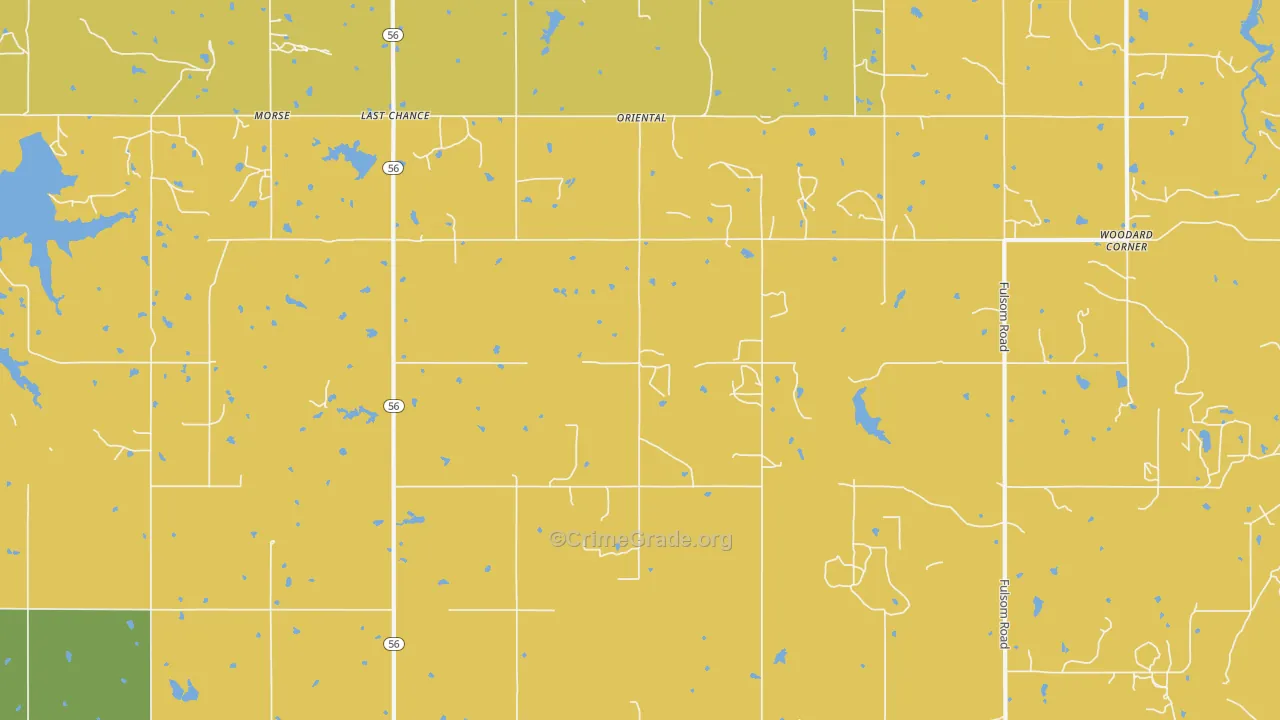 Last Chance, OK Map of Theft Rates