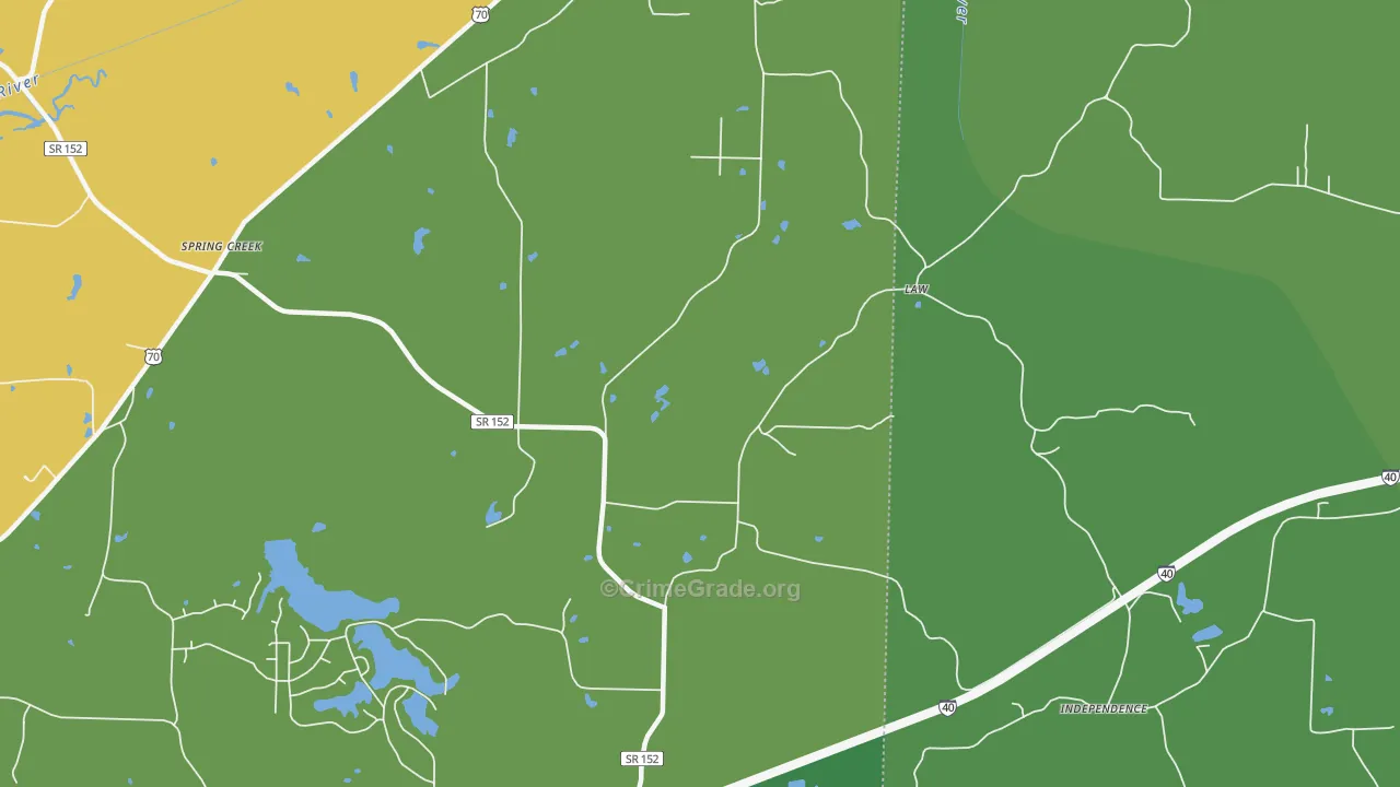 Law, TN Map of Theft Rates