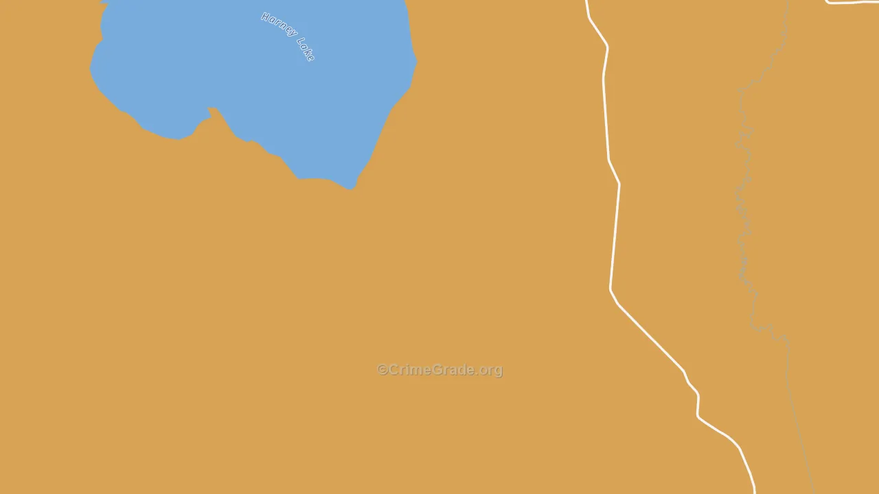 Lawen, OR Map of Theft Rates