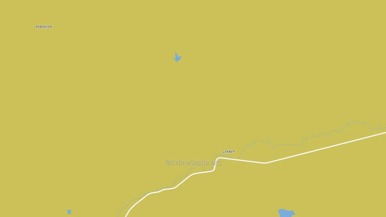 Lennep, MT Map of Theft Rates