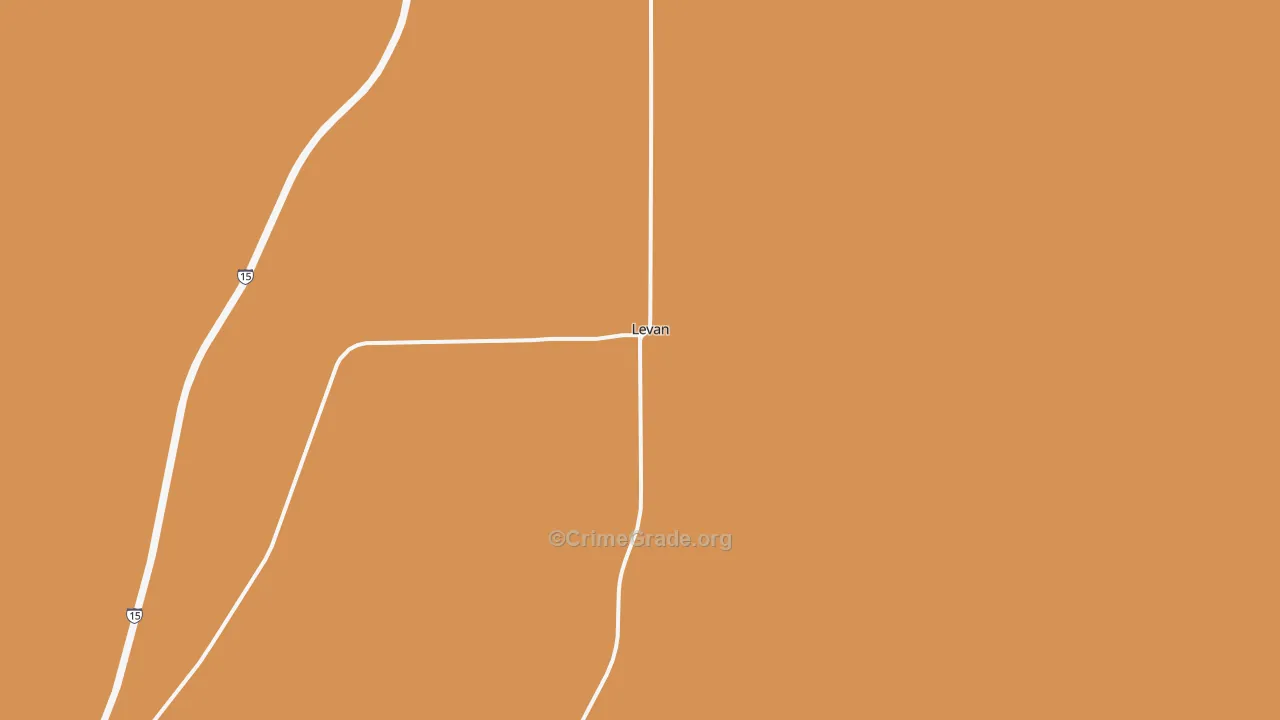 Levan, UT Map of Theft Rates
