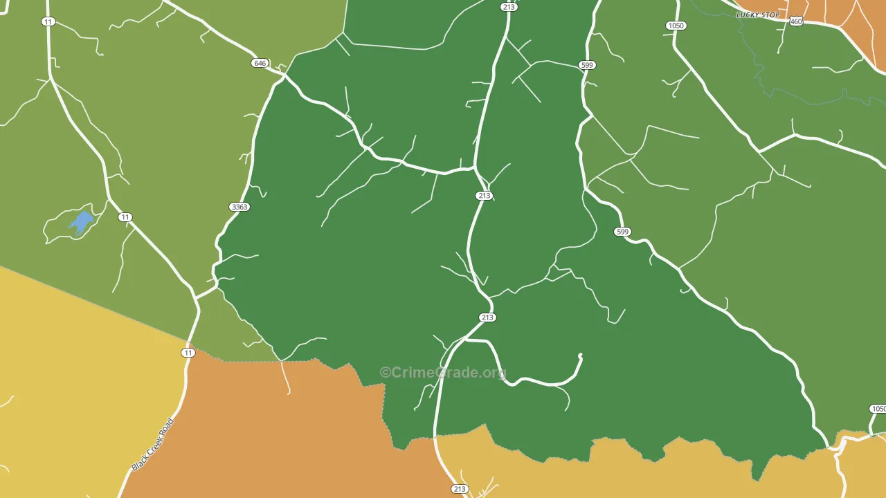Levee, KY Map of Theft Rates