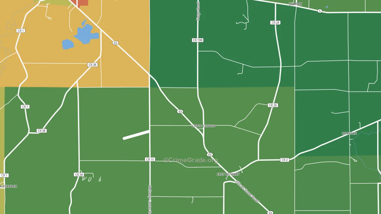 Little Canada, NY Map of Theft Rates