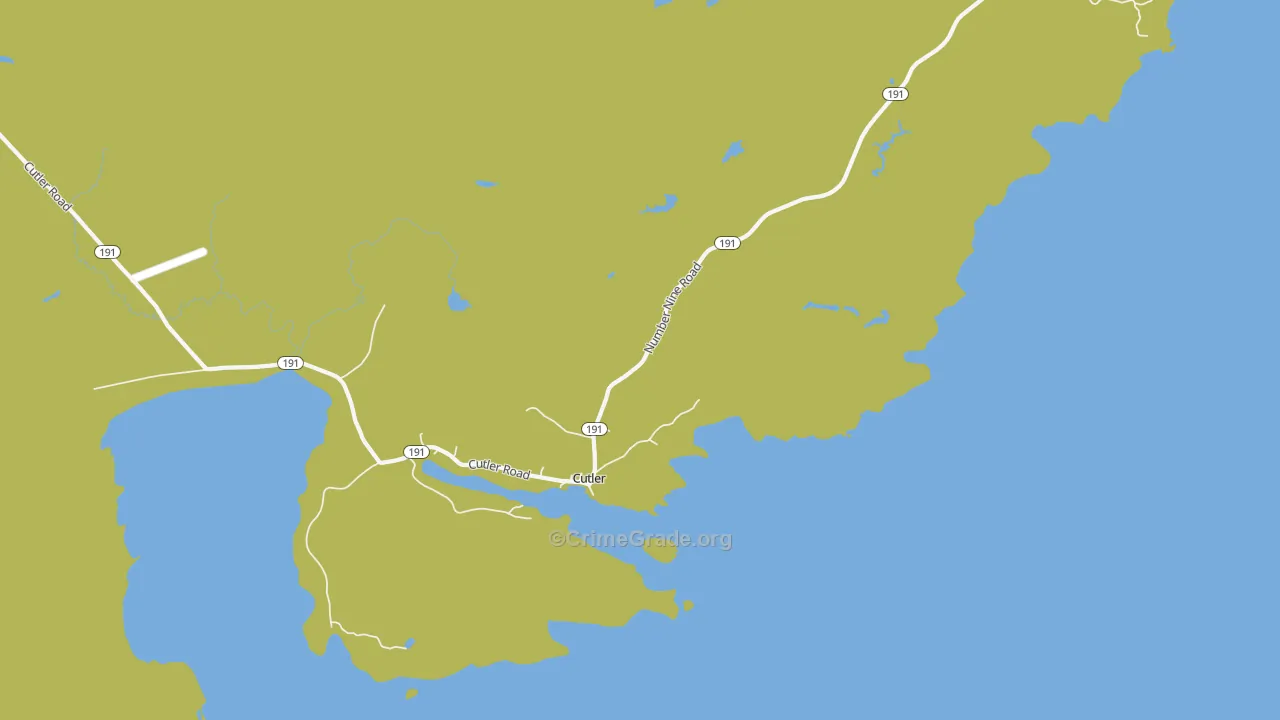 Little Machias, ME Map of Theft Rates