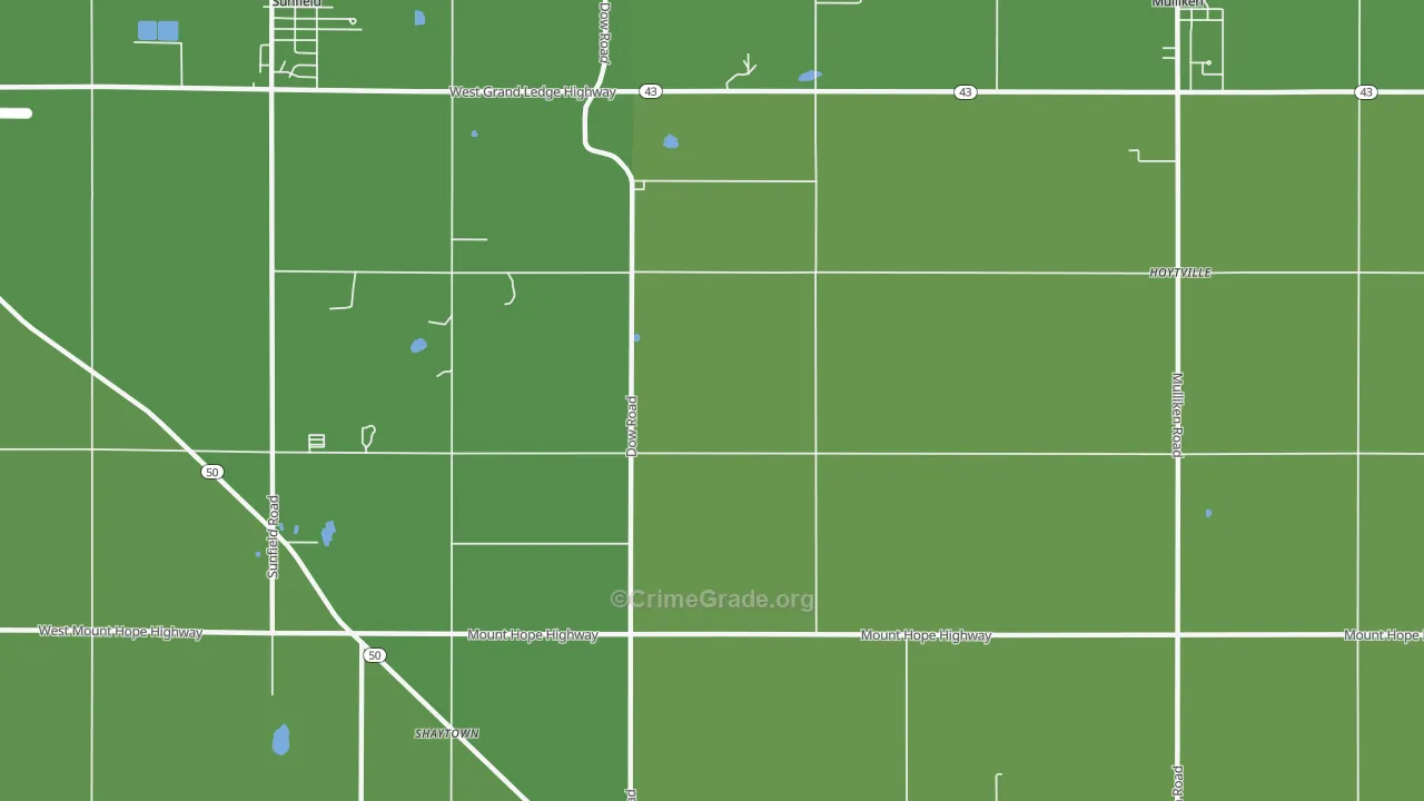Little Venice, MI Map of Theft Rates