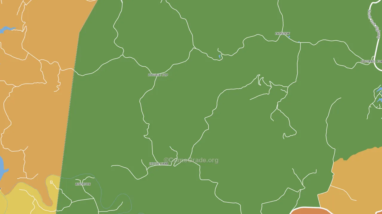 Littlecrab, TN Map of Theft Rates