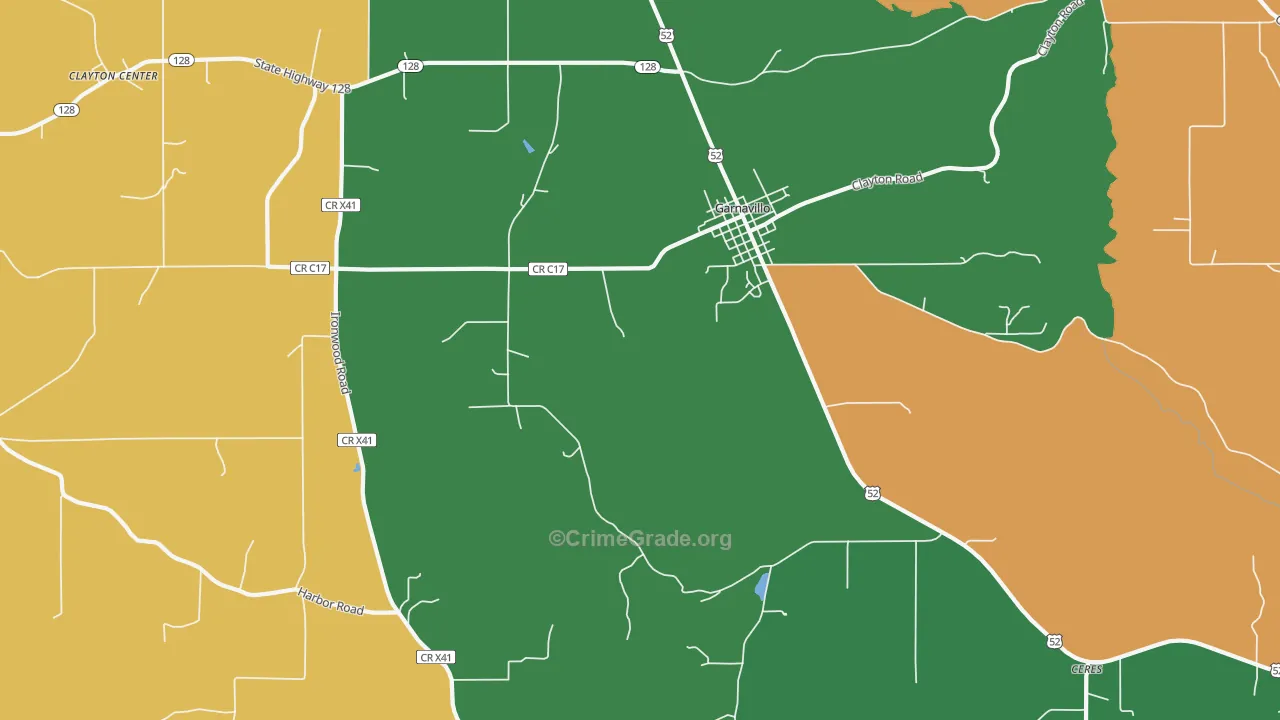 Littleport, IA Map of Theft Rates