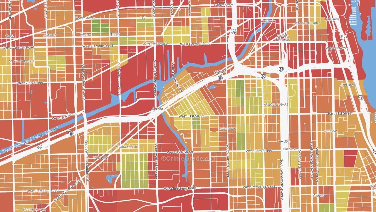 Locks, Chicago, IL Map of Theft Rates