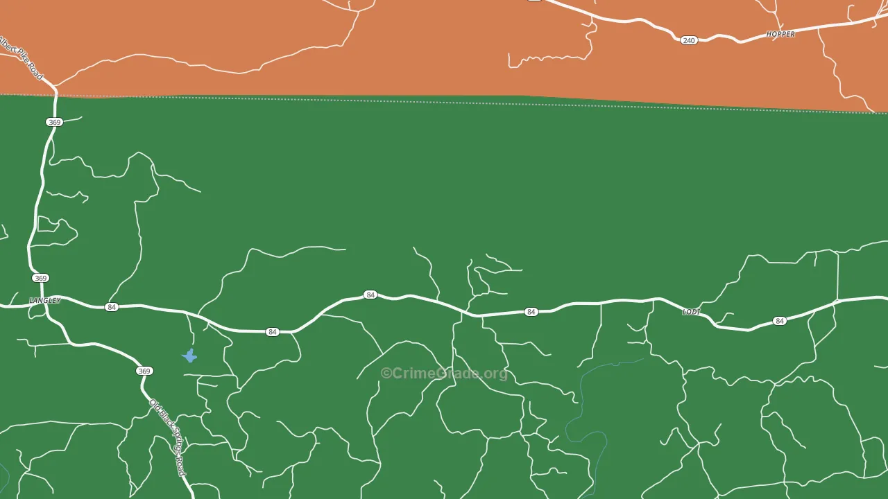 Lodi, AR Map of Theft Rates