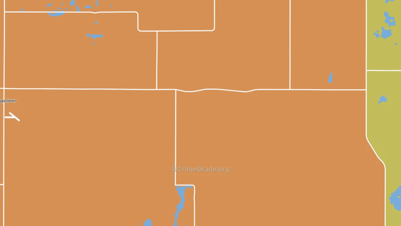 Logan County, ND Map of Theft Rates