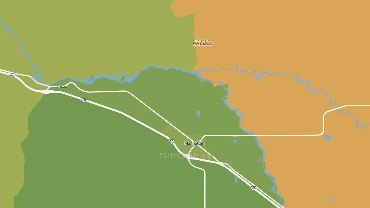 Logan, MT Map of Theft Rates