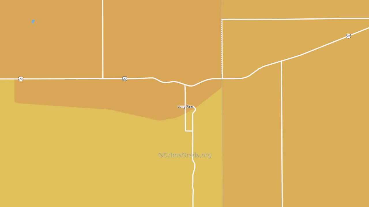 Long Pine, NE Map of Theft Rates
