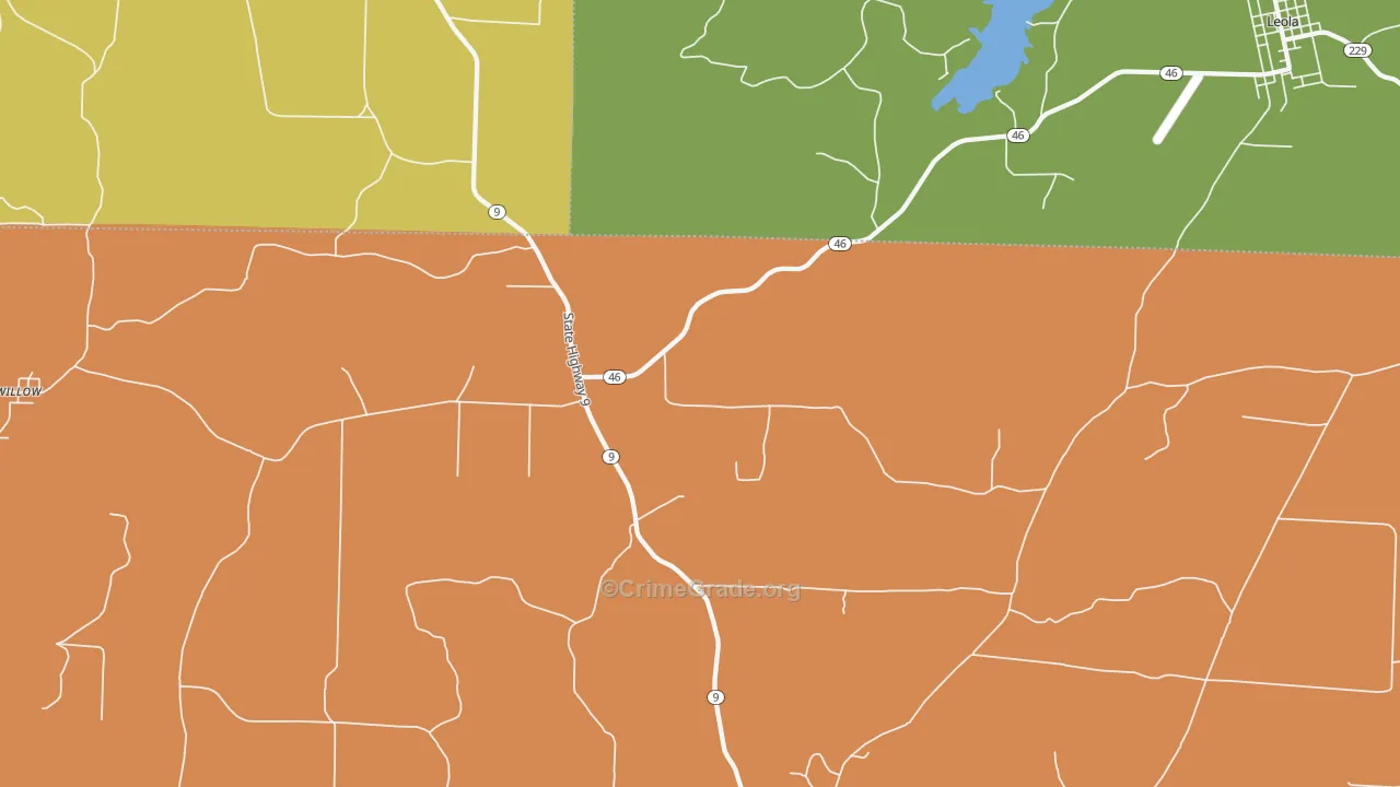 Lono, AR Map of Theft Rates