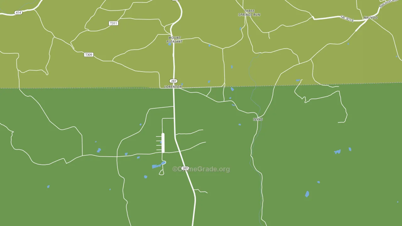 Lorenton, PA Map of Theft Rates
