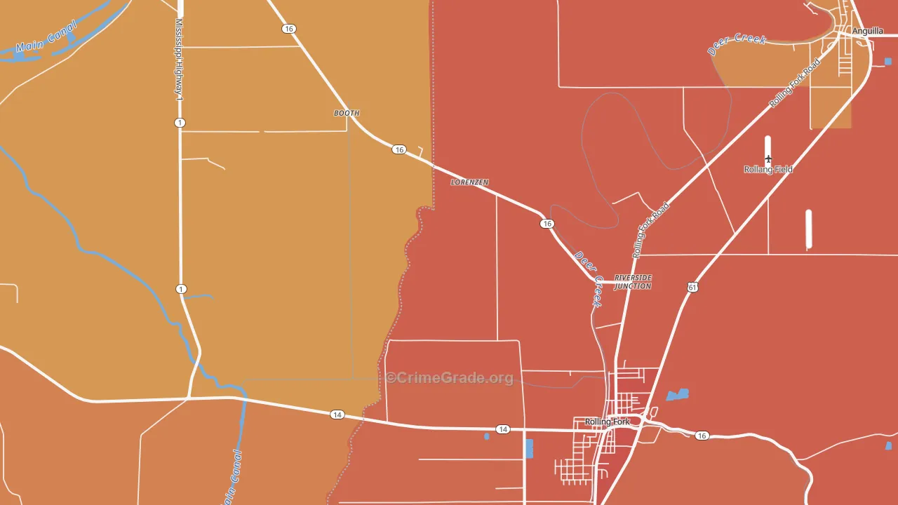 Lorenzen, MS Map of Theft Rates