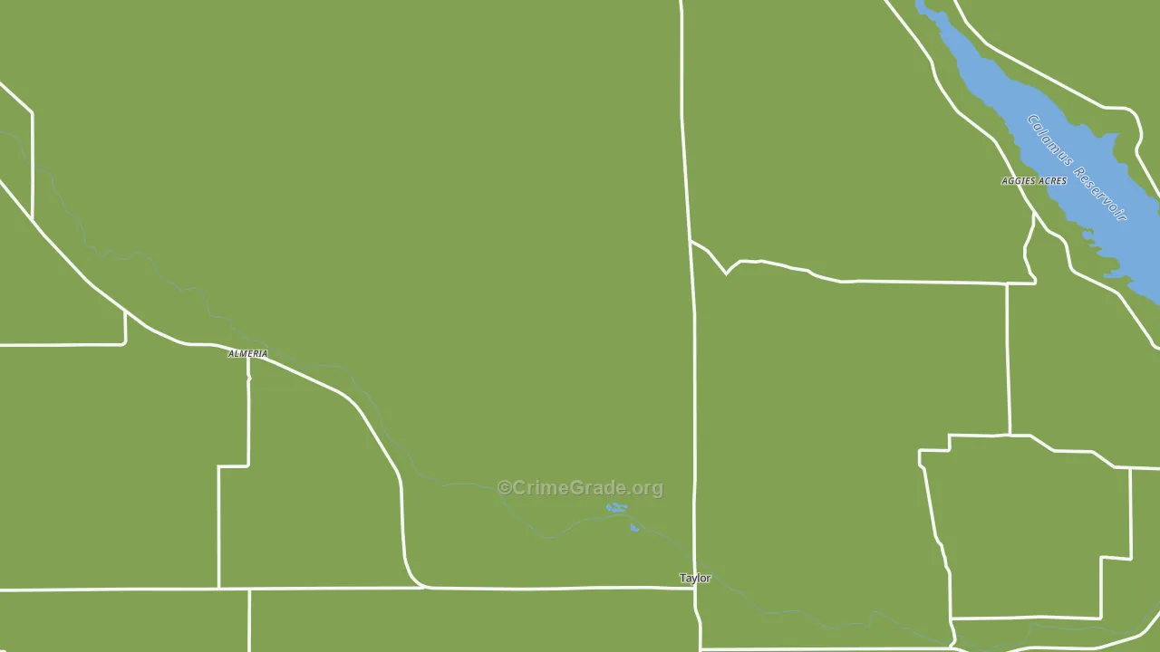 Loup County, NE Map of Theft Rates