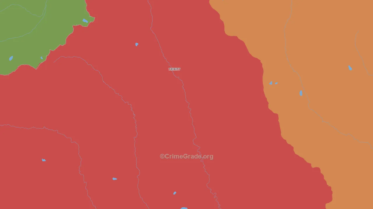 Lucerne, WA Map of Theft Rates