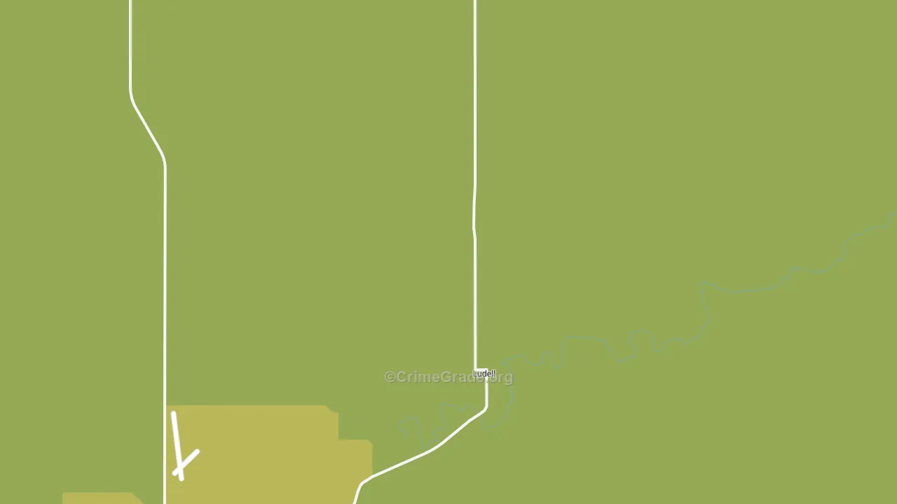 Ludell, KS Map of Theft Rates