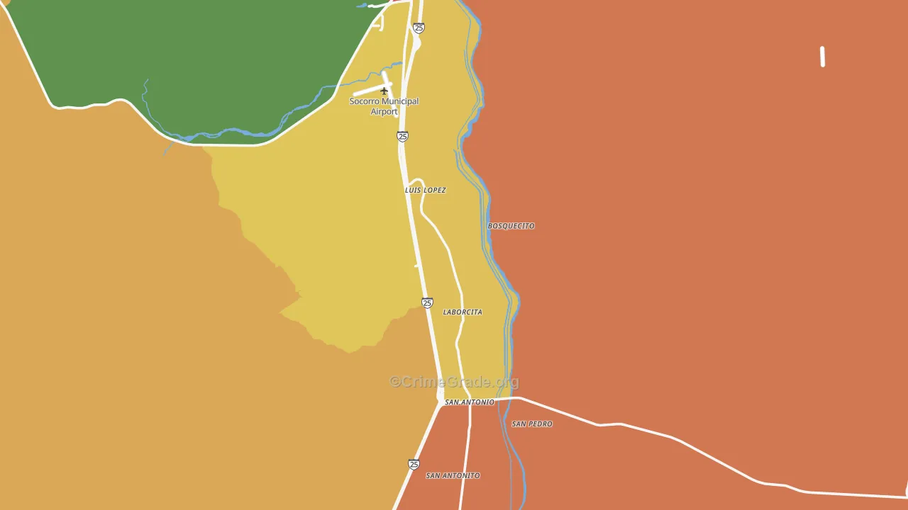 Luis Lopez, NM Map of Theft Rates