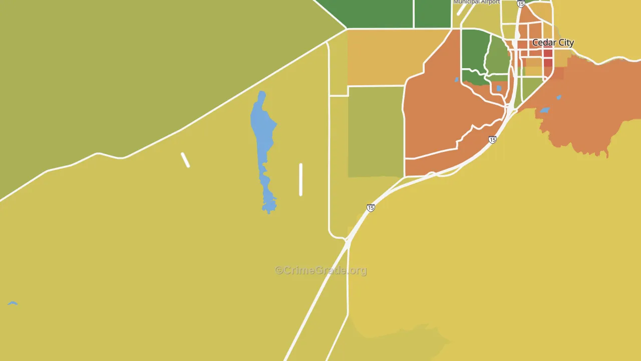 Lund, UT Map of Theft Rates