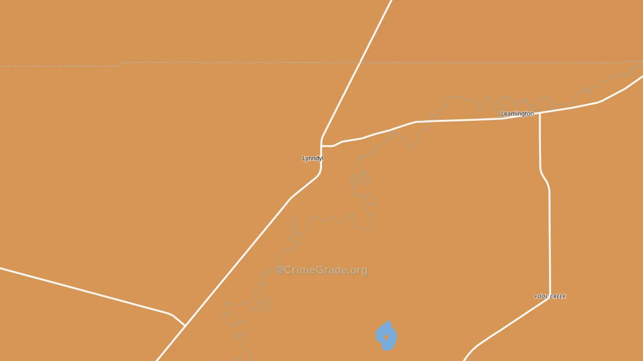 Lynndyl, UT Map of Theft Rates