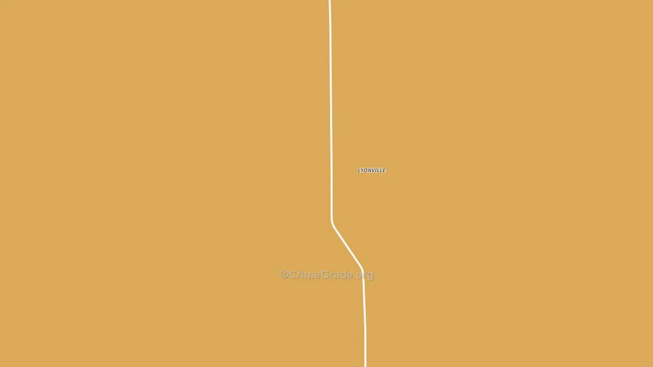 Lyonville, SD Map of Theft Rates