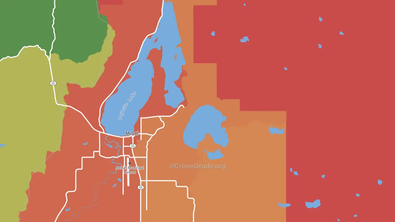 Mackay Bar, ID Map of Theft Rates